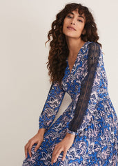 Claudia Printed Maxi Dress Multi-Coloured