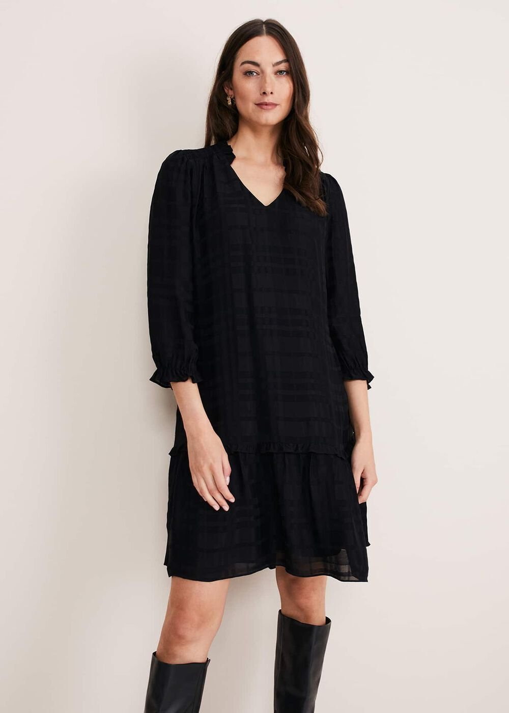 Tansy Swing Dress Black