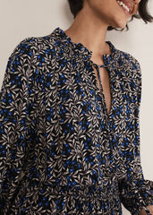 Phillipa Floral Swing Dress Navy