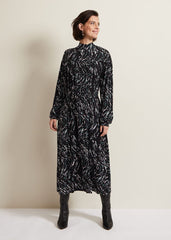 Anamaria Midi Dress Charcoal Multi
