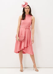 Kazandra Belted Dress Watermelon