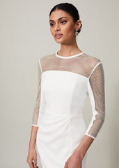 Belle Embellished Maxi Dress Ivory