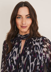 Millicent Print Jumpsuit Multi-Coloured