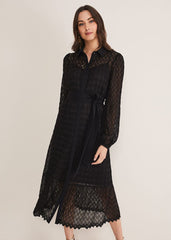 Leila Lace Dress Black