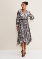 Dani Animal Print Dress Black/Multi