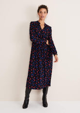 Karleen Ditsy Midi Dress Multi/Navy