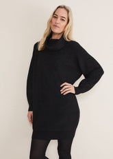 Alyssa Knitted Dress Charcoal