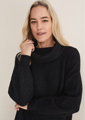 Alyssa Knitted Dress Charcoal