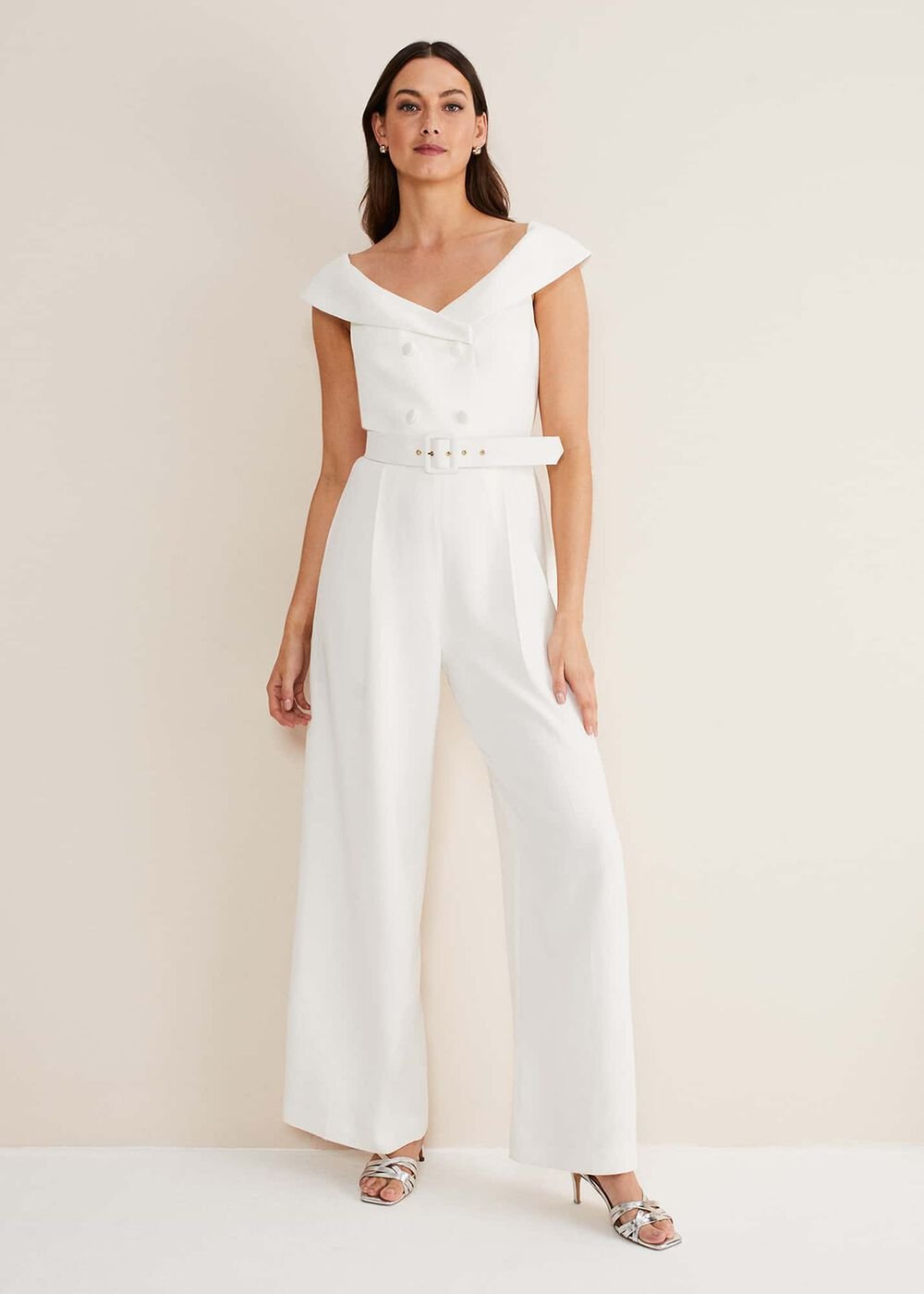 Liberty Tux Jumpsuit Ivory