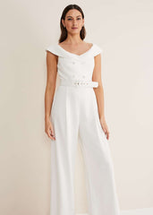Liberty Tux Jumpsuit Ivory