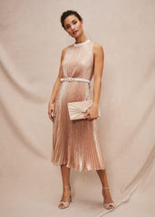 Simara Sequin Dress Rose Gold
