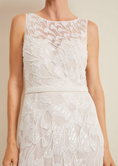 Ottilie Beaded Maxi Wedding Dress Ivory