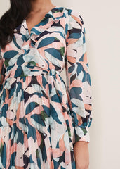 Petite Averie Floral Maxi Dress Multi-Coloured