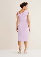 Emmie Asymmetric Hem Dress Crocus