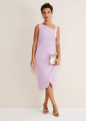 Emmie Asymmetric Hem Dress Crocus