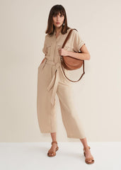 Lyla Stone Wide Leg Jumpsuit Stone
