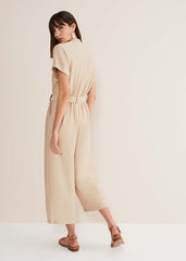 Lyla Stone Wide Leg Jumpsuit Stone