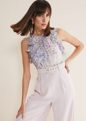 Honey Ditsy Jumpsuit Dark Wash