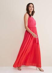 Piper Ombre Maxi Dress Red/Pink