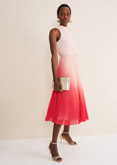 Henrietta Ombre Dress Pale Pink/Pink