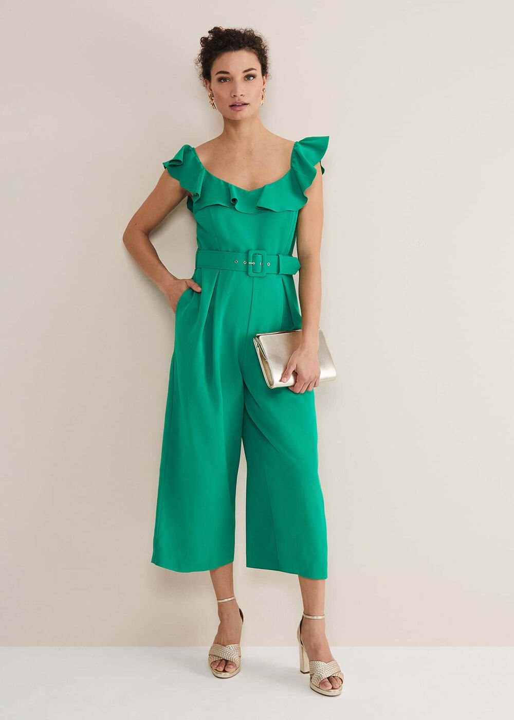 Tazanna Jumpsuit Grass Green
