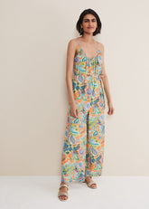 Lou Printed Paisley Boilersuit Multi-Coloured