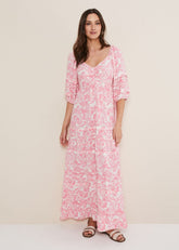 Damyana Midi Dress Pink