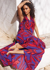 Adelaide Pleated Midaxi Dress Violet