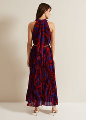 Adelaide Pleated Midaxi Dress Violet
