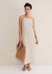 Kady Stone Strappy D Ring Dress Stone