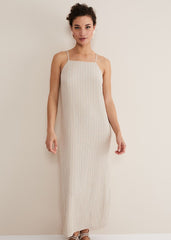 Kady Stone Strappy D Ring Dress Stone