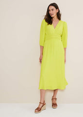Lina Lime Midi Dress Lime