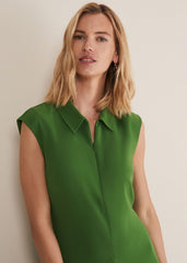 Janine Green Maxi Dress Green