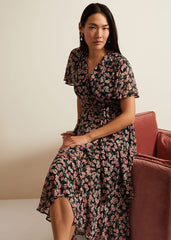 Juliette Fil Coupe Print Dress Multi-Coloured