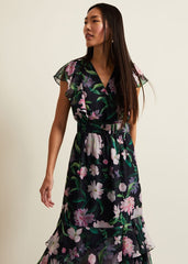 Leonie Floral Maxi Dress Multi-Coloured