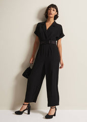 Constance Black Wide Leg Jumpsuit Black