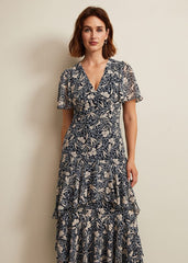 Tyanna Floral Maxi Dress Multi-Coloured