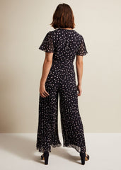 Alexandra Spot Pleat Jumpsuit Multi-Coloured
