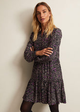 Dolly Snake Swing Dress Purple
