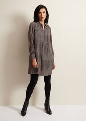 Fran Geo Swing Dress Black/Multi
