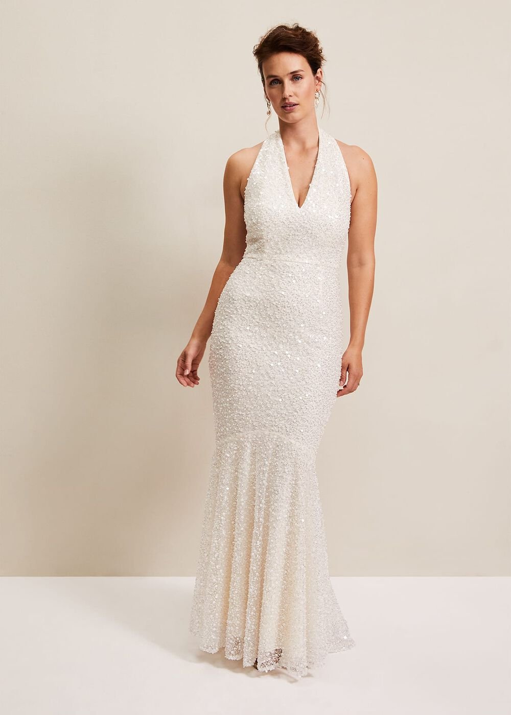 Guinevere Embellished Bridal Dress Ivory