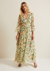 Darlene Floral Maxi Dress Multi-Coloured