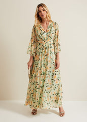 Darlene Floral Maxi Dress Multi-Coloured