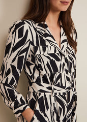 Constance Geo Jumpsuit Black