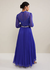Charley Fil Coupe Maxi Dress Purple