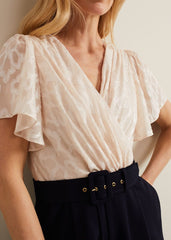 Carolyn Burnout Jumpsuit Multi-Coloured