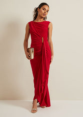 Petite Donna Maxi Dress Red