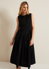 Nala Black Bodice Mini Dress Black
