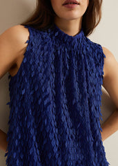Zafia Shift Dress Blue