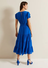 Lola Blue Tiered Dress Blue